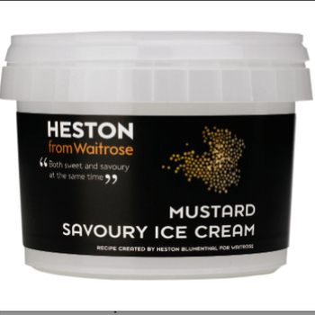Heston Blumenthal's savoury mustard ice cream