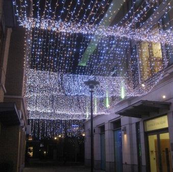 Duke of York Square Christmas lights