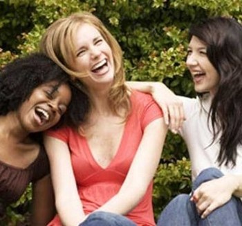 Fun laughing group
