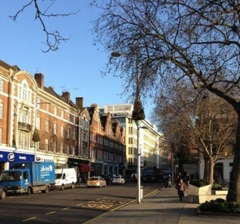 Kings Road London winter
