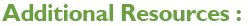 Additional Resources Additional Resources