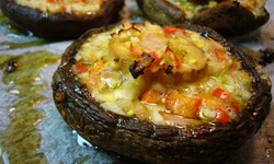 Portabella (Portobello) i ugn