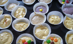 Polkagrismuffins