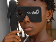 Photo by: Debra Bell: MOBILE EYE SCREENING AT THE UNHCR-UN HIGH COMMISSIONER FOR REFUGEES-AT AVEPOZO-LOME  (displaced from Ivory Coast)