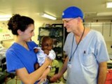 Dr Gary with Carys Parker