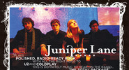 Juniper Lane Promo Card for Coldplay Show