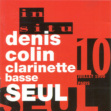 Denis Colin - Clarinette Basse seul