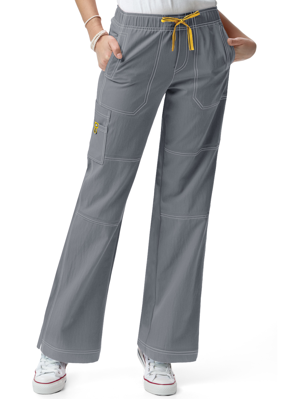 WonderWink 5214 Four Stretch 'Sporty Cargo pant' Scrub Bottoms Petite