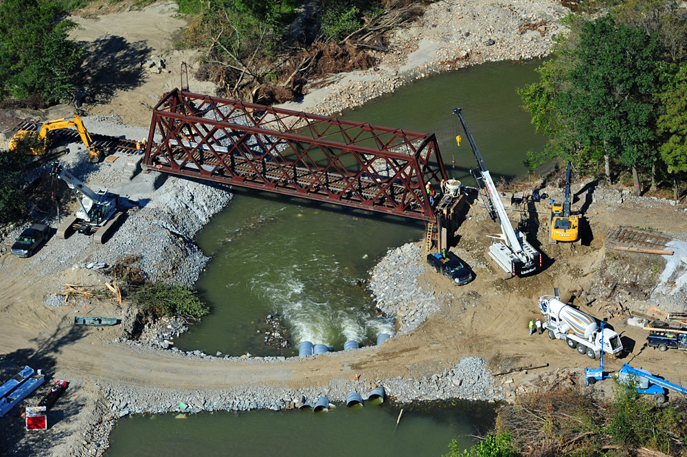 About a mile outside Chester, Vermont on Route 103 south a railroad