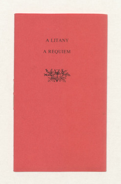A Litany, A Requiem