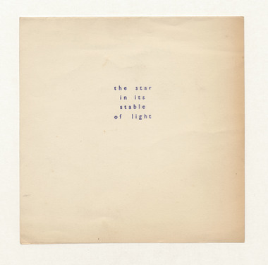 The Star in its Stable of Light