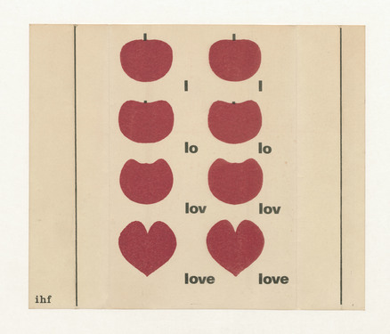 Standing Poem 2 (Apple/Heart)