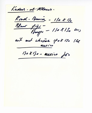 List of works: Kaders