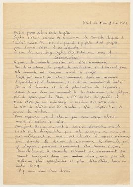 Notities ('nuit du 2e au 3e mai 1981')
