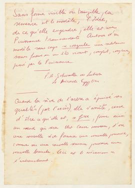 Notities 'sans forme visible...'