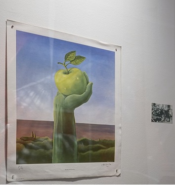 Untitled (Apple and hand)