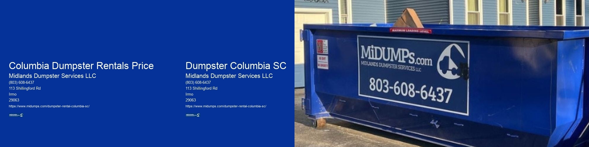 1 Yard Dumpster Rental