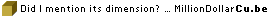 Tags: Did I Mention Its Dimension