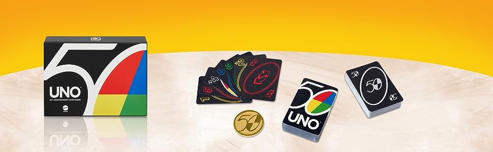 UNO Premium 50th Anniversary Wild Card Edition