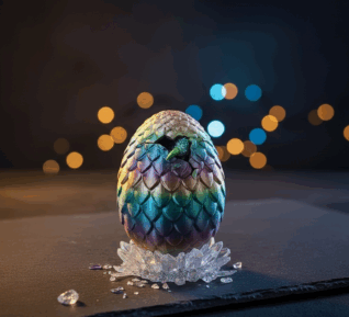 3D Dragon Egg Articulated Crystal: A Unique Collectible and Gift Idea