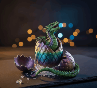 3D Dragon Egg Articulated Crystal: A Unique Collectible and Gift Idea