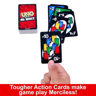 UNO Cards Show ‘em No Mercy: 6 Things That Make This the Most Brutal UNO Yet mattel-games-uno-show-em-no-mercy-card-game