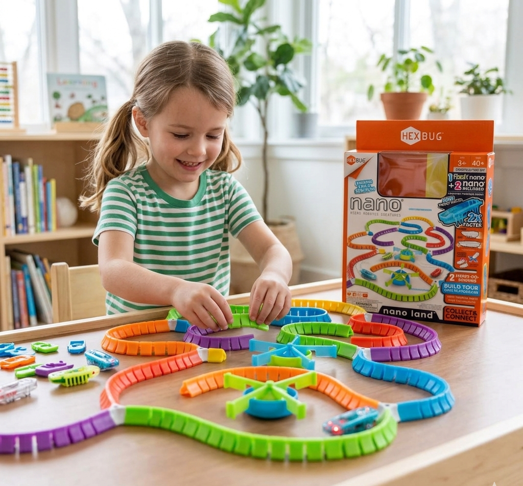 HEXBUG Flash Nano Land Playset Review | The Ultimate STEM Robot Toy for Kids