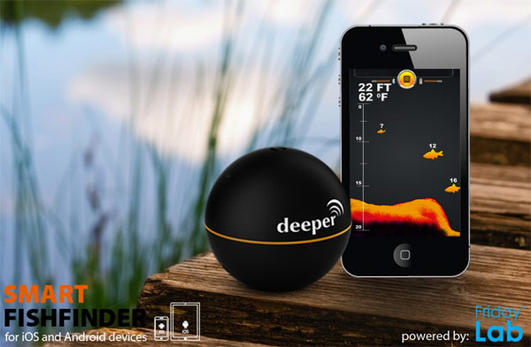 Insert Coin Deeper Smart sonar Fishfinder for Android and iOS