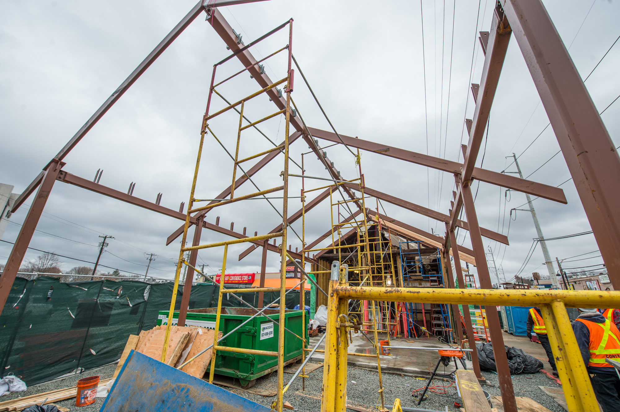 Construction of Station Building - Syosset Station - 12-14-18