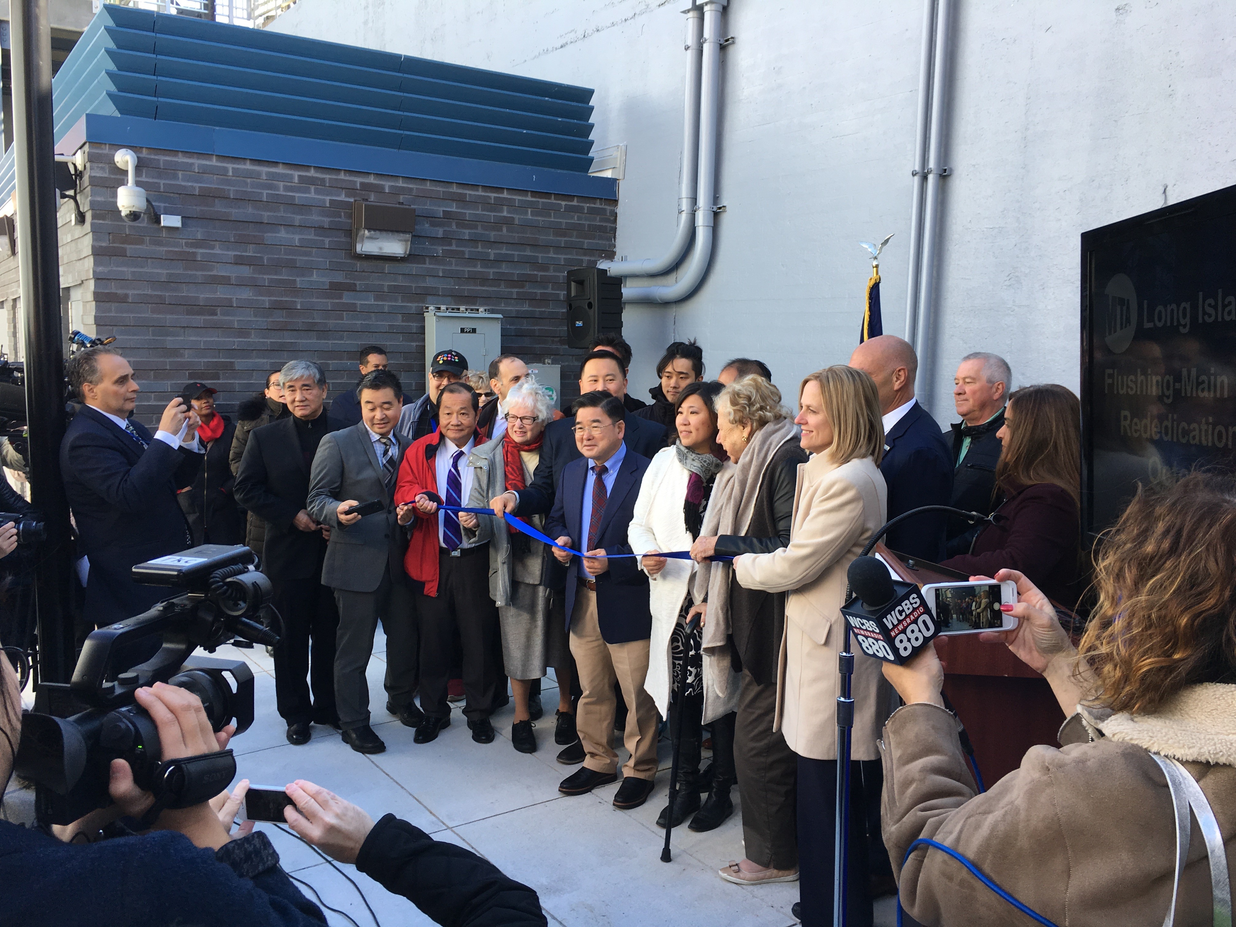 Flushing Main Street Ribbon Cutting 10-18-18