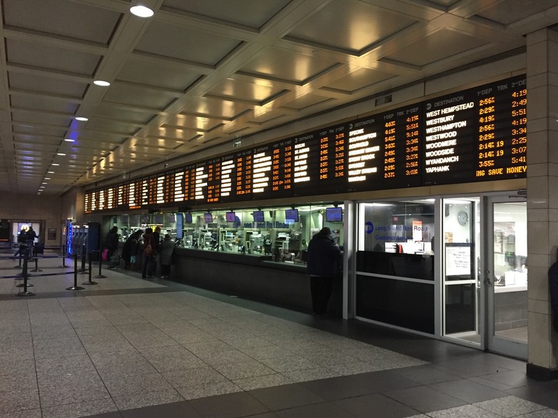 Ticket counters of the LIRR in Pennsylvania Station - Credit: Antony-22