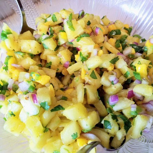 Modernmeal Grilled Jicama and Mango Salsa