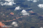 Roads on islands near Sumatra