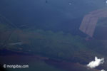 Aerial view of oil palm plantations on peatlands in Sumatra [java_0022]