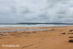 Surf breaking on a beach in Ujung Kulon [java_0318]