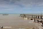 Pier in Sunur, near the Rhino Protection Unit outpost/local office for the Ujung Kulon National Park