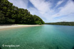 Peucang Island beach [java_0469]