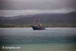 Boat off Peucang Island [java_0686]