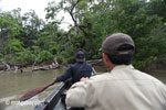 RPU patrol paddling toward Ujung Kulon [java_0774]