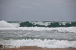 Waves crashing on the western-most part of Java