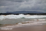 Indian Ocean waves breaking on the Western-most part of Java [java_0815]