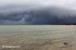 Sea north of West Java with storm oncoming