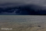 Ominous clouds off the coast of Sunur