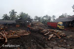 Indonesian sawmill in Java