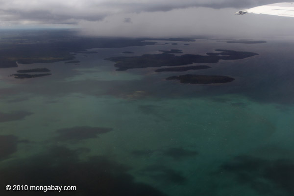 Mangroves, islands, and reefs near Sorong