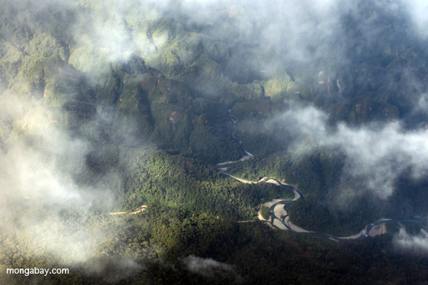 Rugged terrain in the foothills of the Andes/Amazon