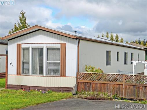 Main Photo: 61 1555 Middle Road in VICTORIA: VR Glentana Manu Single-Wide for sale (View Royal) : MLS®# 376930