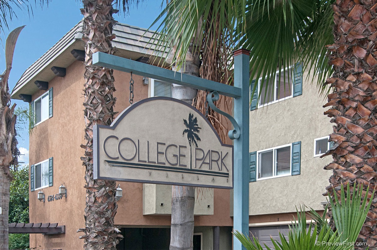 Main Photo: COLLEGE GROVE Condo for rent : 2 bedrooms : 4334 College Avenue in San Diego