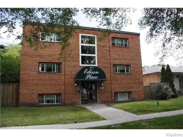 Main Photo: 317 Edison Avenue in Winnipeg: Condominium for sale (3F) : MLS®# 1624040