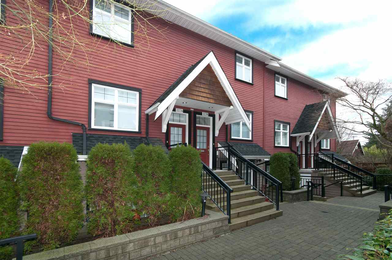 Main Photo: 2276 ST. GEORGE STREET in Vancouver: Mount Pleasant VE Townhouse for sale (Vancouver East) : MLS®# R2027464